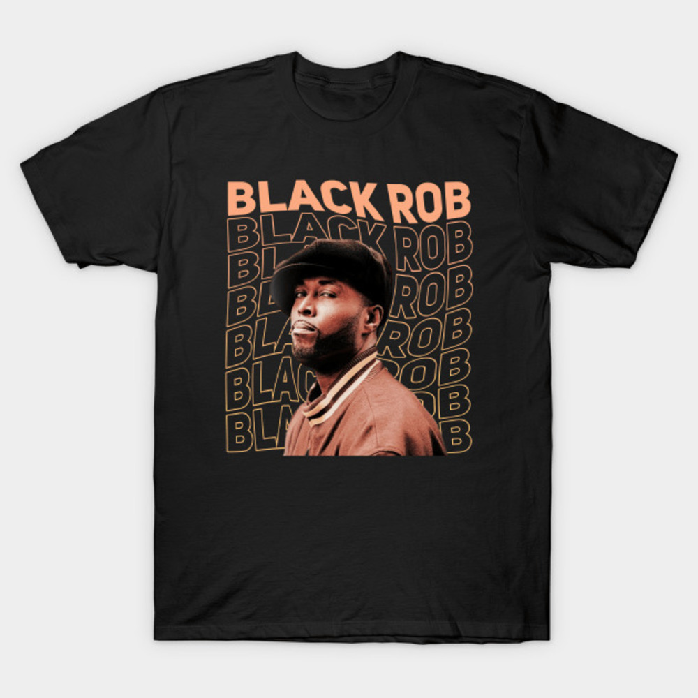 Black Rob Classic Hip Hop Streetwear Graphic Unisex T-Shirt